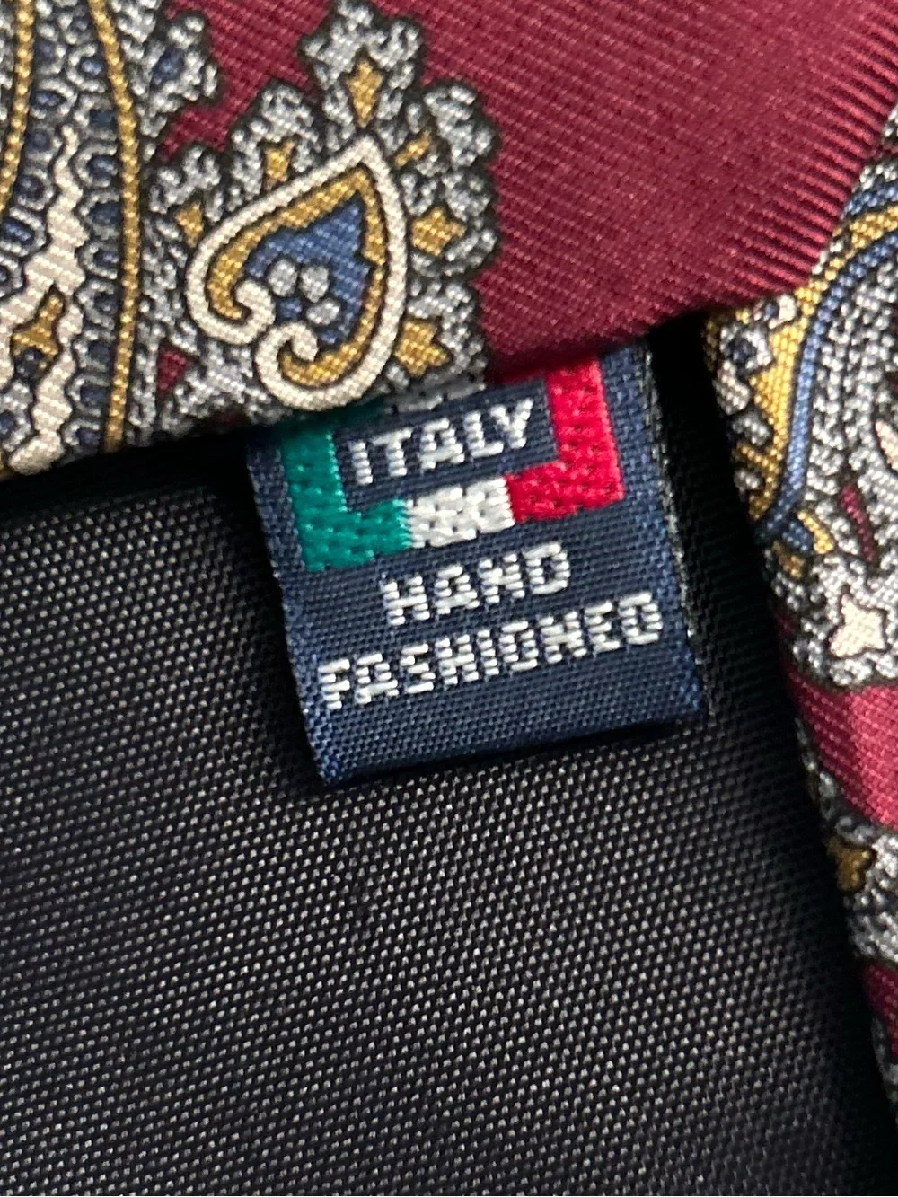 Enrico Buccini Paisley 100% Silk Necktie